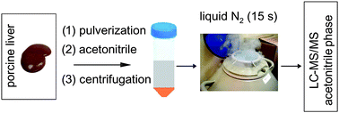 Graphical abstract: Development and validation (according to the 2002/657/EC regulation) of a method to quantify sulfonamides in porcine liver by fast partition at very low temperature and LC-MS/MS