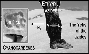 Graphical abstract: Elusive ethynyl azides: trapping by 1,3-dipolar cycloaddition and decomposition to cyanocarbenes