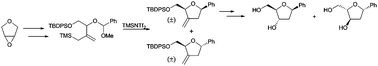 Graphical abstract: A stereocontrolled method for the synthesis of d- and l-2-deoxy-C-nucleosides using an intramolecular Sakurai-type cyclisation reaction