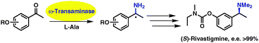 Graphical abstract: Chemoenzymatic asymmetric total synthesis of (S)-Rivastigmine using ω-transaminases