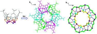 Graphical abstract: Making a [Co24] metallamacrocycle from the shuttlecock-like tetranuclear cobalt-calixarene building blocks