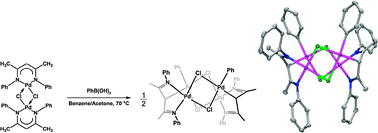 Graphical abstract: Unusual transmetallation-induced formation of a C2-symmetric tetrapallada-macrocycle