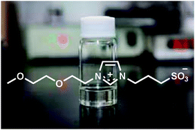 Graphical abstract: Low-melting zwitterion: effect of oxyethylene units on thermal properties and conductivity