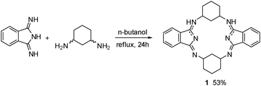 Graphical abstract: Cyclohexylcyanine: a new aliphatic phthalocyanine analogue