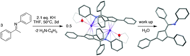 Graphical abstract: The potassium hydride mediated trimerization of imines