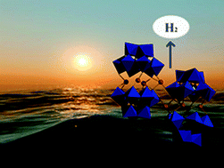 Graphical abstract: A novel sandwich-type polyoxometalate compound with visible-light photocatalytic H2 evolution activity