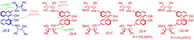 Graphical abstract: Clarification of a misconception in the BINOL-based fluorescent sensors: synthesis and study of major-groove BINOL-amino alcohols