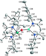 Graphical abstract: X-Ray crystal structure of a heterobimetallic Al–Zn-oxide complex