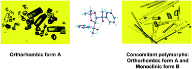 Graphical abstract: Polymorphism in a TADDOL analogue induced by the presence of a chiral impurity
