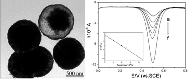 Graphical abstract: A room-temperature chemical route to homogeneous core–shell Cu2O structures and their application in biosensors