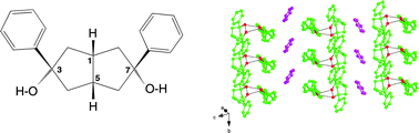 Graphical abstract: Design of a new inclusion host: 3,7-diphenylbicyclo[3.3.0]octane-endo-3,endo-7-diol