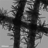 Graphical abstract: Growth of hierarchical TiO2 nanostructures on anatase nanofibers and their application in photocatalytic activity