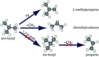 Graphical abstract: Photodissociation dynamics of the tert-butyl radical via photofragment translational spectroscopy at 248 nm