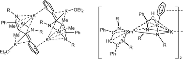 Graphical abstract: Crystalline di- or trianionic metal (Al, Sm) β-diketiminates