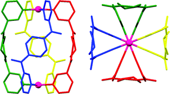 Graphical abstract: Conformation of N,N′-bis(3-pyridylformyl)piperazine and spontaneous formation of a saturated quadruple stranded metallohelicate