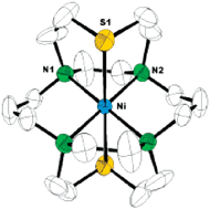 Graphical abstract: Synthesis, structure and electrochemistry of isomeric nickel(ii) complexes of a [9]ane fused cyclam macrotricycle: evidence for a stable trans-IV and a redox induced rearrangement in a trans-I conformation