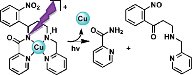 Graphical abstract: Development of next-generation photolabile copper cages with improved copper binding properties