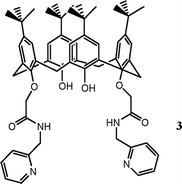 Graphical abstract: Non-trivial solution chemistry between amido-pyridylcalix[4]arenes and some metal salts