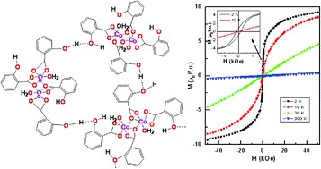 Graphical abstract: Highly porous Co(ii)-salicylate metal–organic framework: synthesis, characterization and magnetic properties