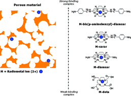 Graphical abstract: Investigating the binding properties of porous drug delivery systems using nuclear sensors (radiotracers) and positron annihilation lifetime spectroscopy—Predicting conditions for optimum performance