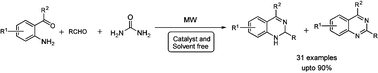 Graphical abstract: Microwave-promoted efficient synthesis of dihydroquinazolines