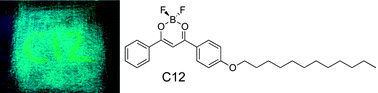 Graphical abstract: Reversible solid-state mechanochromic fluorescence from a boron lipid dye