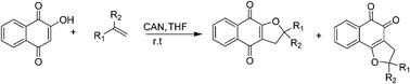 Graphical abstract: Synthesis and biological evaluation of substituted α- and β-2,3-dihydrofuran naphthoquinones as potent anticandidal agents