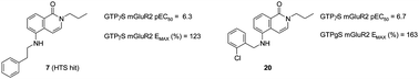 Graphical abstract: New positive allosteric modulators of the metabotropic glutamate receptor 2 (mGluR2). Identification and synthesis of N-propyl-5-substituted isoquinolones