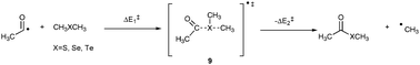 Graphical abstract: An ab initio and DFT study of homolytic substitution reactions of acyl radicals at sulfur, selenium, and tellurium