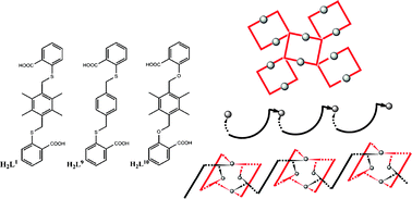 Graphical abstract: The effect of the conformation of flexible carboxylate ligands on the structures of metal–organic supramolecules