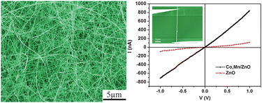 Graphical abstract: Facile synthesis of highly uniform Mn/Co-codoped ZnO nanowires: Optical, electrical, and magnetic properties