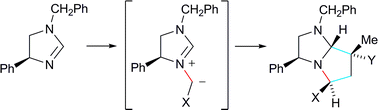 Graphical abstract: Cycloaddition of homochiral dihydroimidazoles: A 1,3-dipolar cycloaddition route to optically active pyrrolo[1,2-a]imidazoles