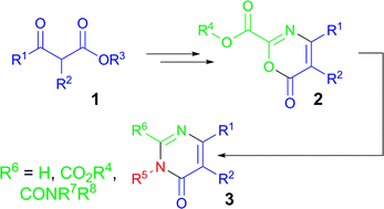 Graphical abstract: A new diversity oriented and metal-free approach to highly functionalized 3H-pyrimidin-4-ones