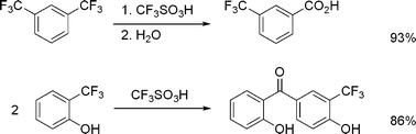 Graphical abstract: Protolytic defluorination of trifluoromethyl-substituted arenes