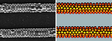 Graphical abstract: Nanoparticle assembly by confinement in wrinkles: experiment and simulations