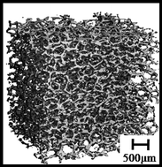 Graphical abstract: Relative modulus–relative density relationships in low density polymer–clay nanocomposite foams