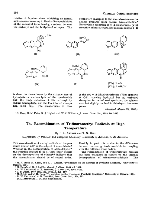 The recombination of trifluoromethyl radicals at high temperature