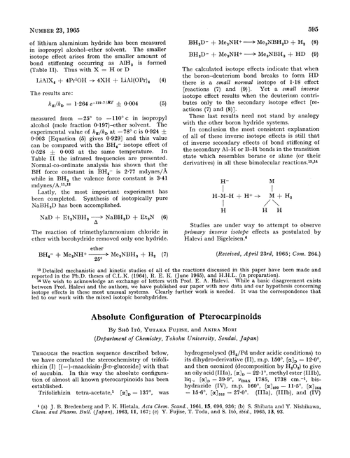 Absolute configuration of pterocarpinoids