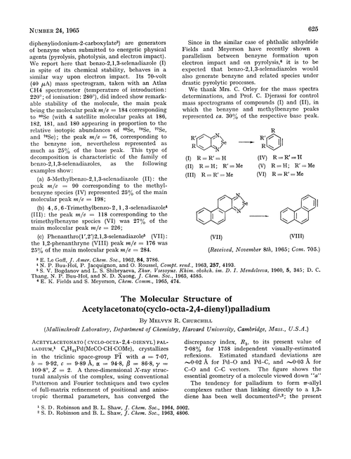 The molecular structure of acetylacetonato(cyclo-octa-2,4-dienyl)palladium