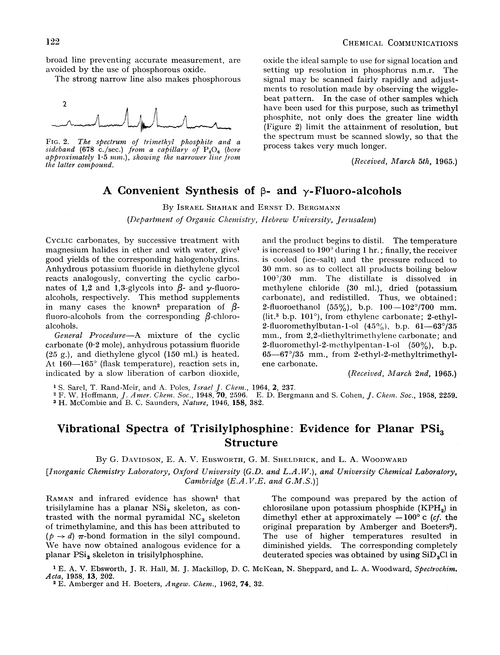 A convenient of synthesis β- and γ-fluoro-alcohols
