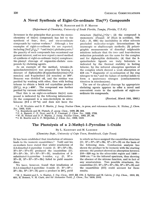 A novel synthesis of eight-co-ordinate tin(IV) compounds