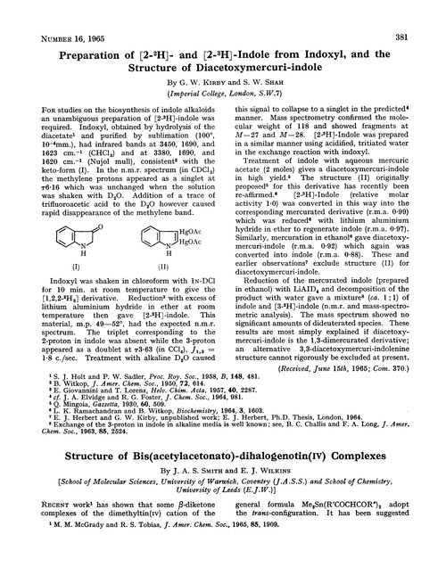 Structure of bis(acetylacetonato)-dihalogenotin(IV) complexes