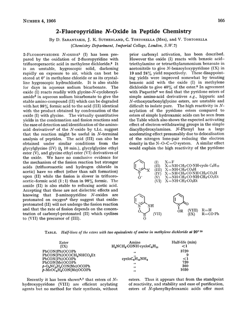 2-Fluoropyridine N-oxide in peptide chemistry