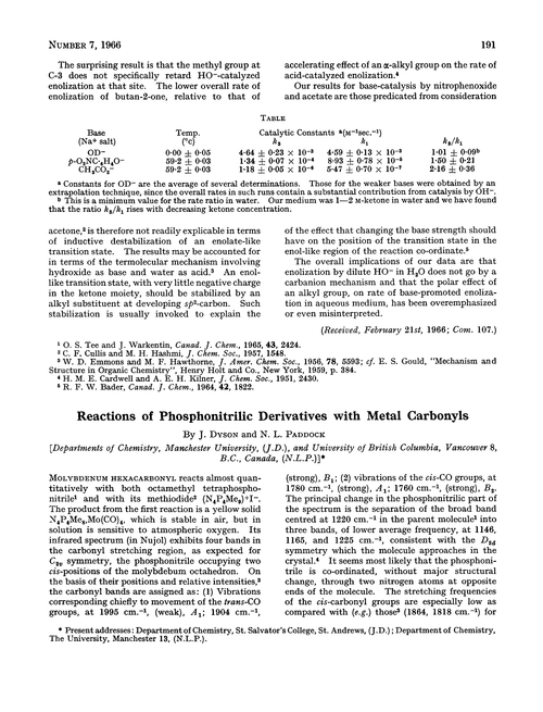 Reactions of phosphonitrilic derivatives with metal carbonyls