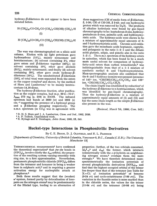 Hükel-type interactions in phosphonitrilic derivatives