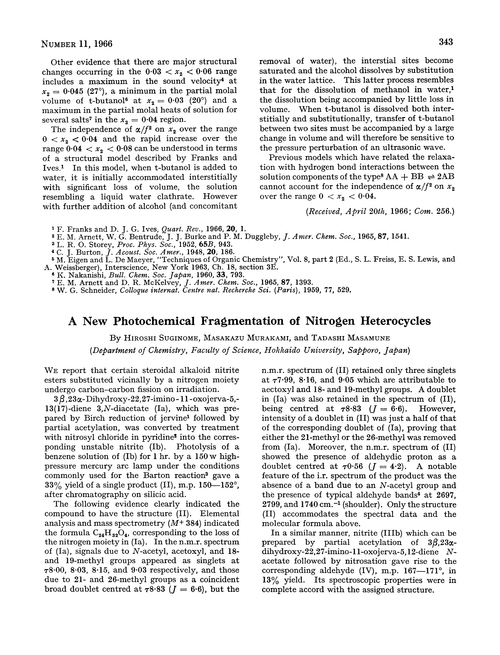 A new photochemical fragmentation of nitrogen heterocycles