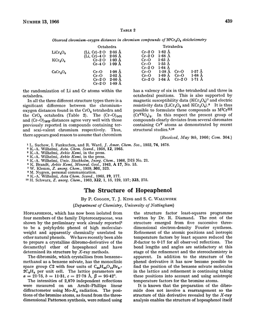 The structure of hopeaphenol