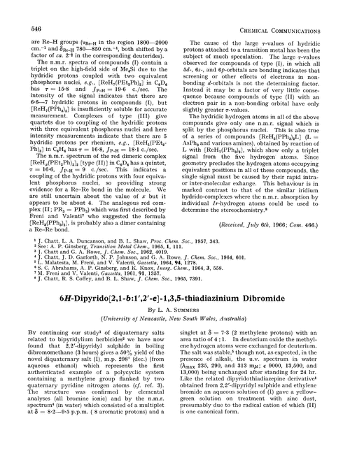 6H-dipyrido[2,1-b : 1′,2′-e]-1,3,5-thiadiazinium dibromide
