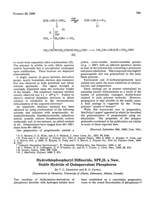 Hydrothiophosphoryl difluoride, SPF2H, a new, stable hydride of quinquevalent phosphorus