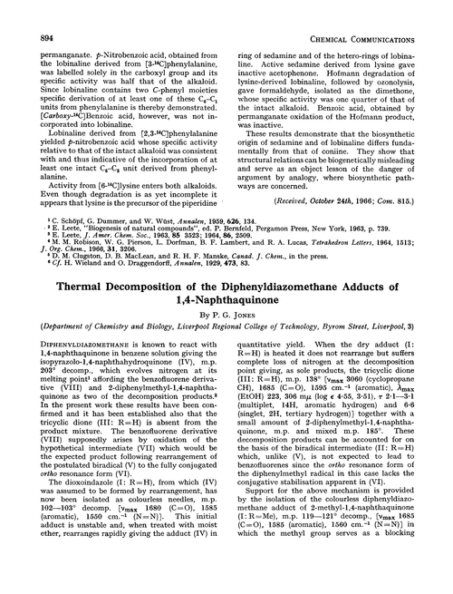 Thermal decomposition of the diphenyldiazomethane adducts of 1,4-naphthaquinone